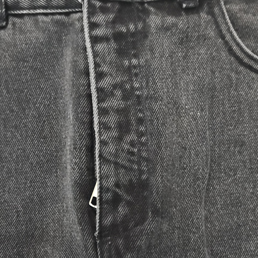 Guess By Georges Marciano Women's Vintage Black Washed Denim Skirt Size 27 - Picture 5 of 5